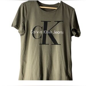 Calvin Klein Jeans Olive Short Sleeve Tee
